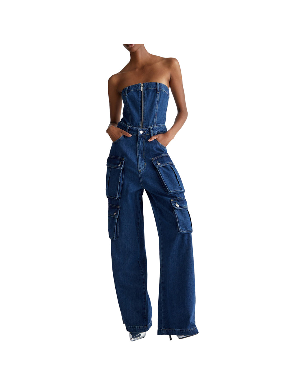 LIUJO DENIM Liu Jo Jumpsuit Donna Blu Blu