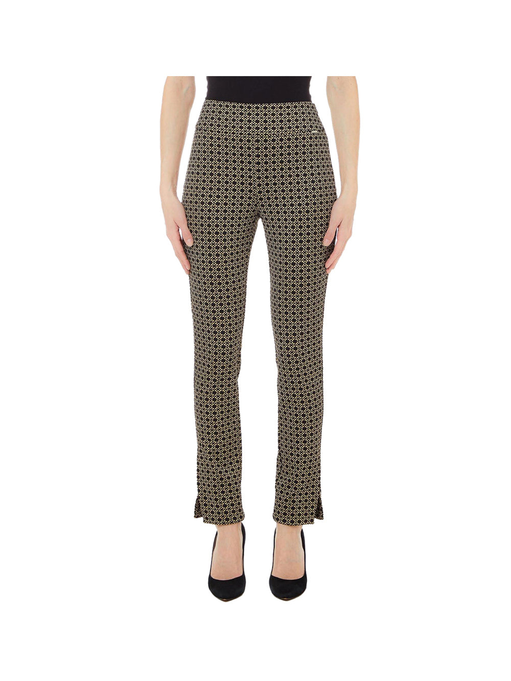 LIU.JO WHITE Liu Jo Pantalone Donna Beige/nero - Multicolore BEIGE/NERO