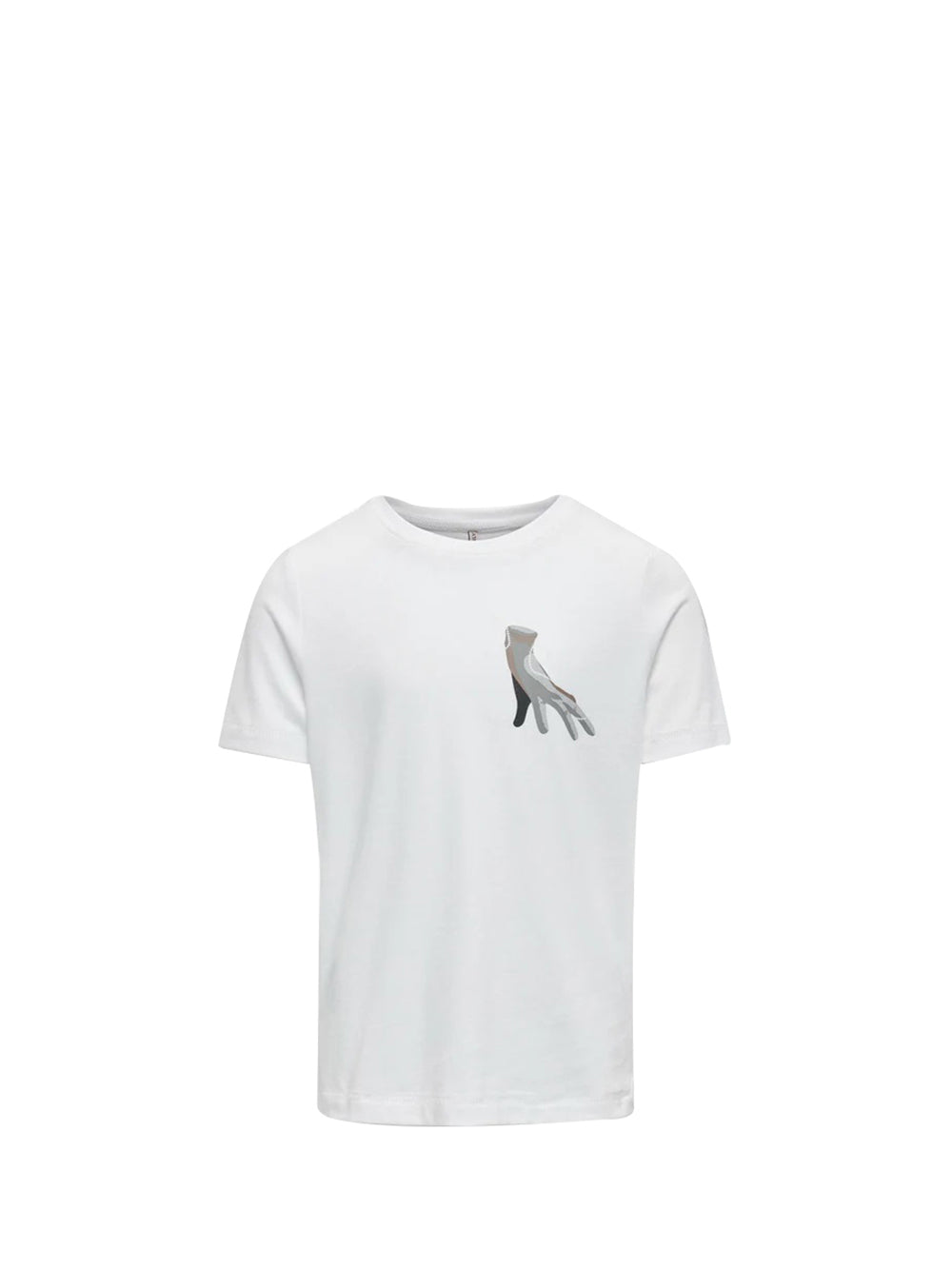 Only Only T-Shirt Bambina Bianco Bianco