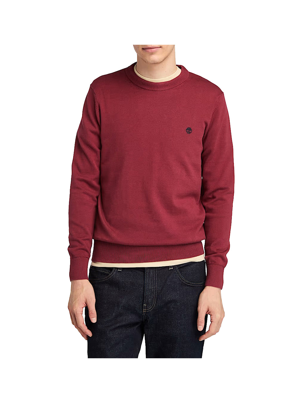 TIMBERLAND Timberland Maglia Uomo Rosso Scuro - Rosso Rosso scuro