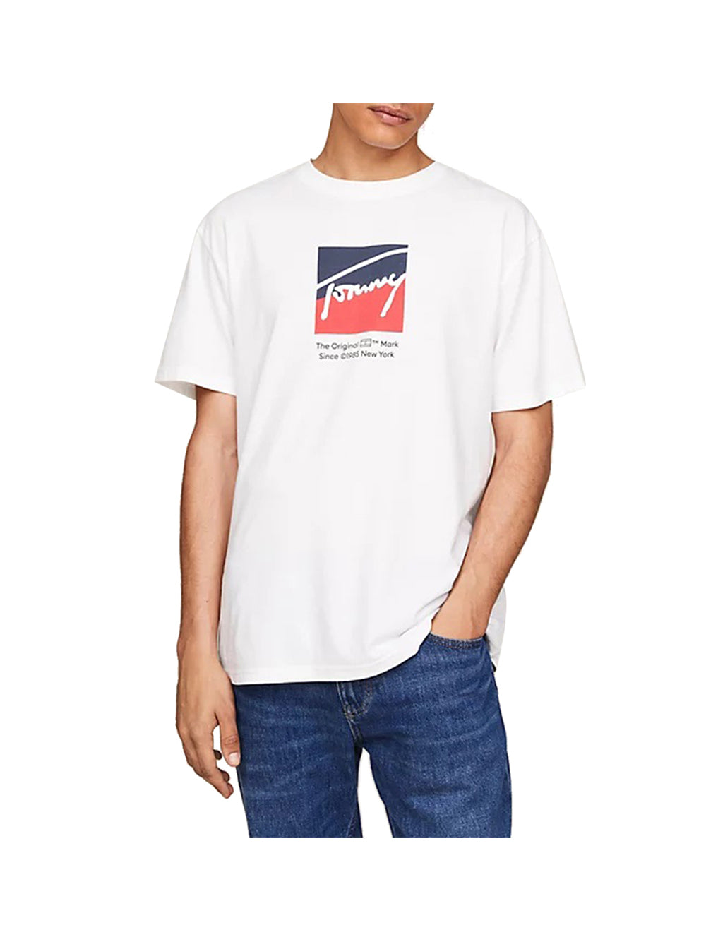 TOMMY JEANS 1USCITA Tommy Jeans T-Shirt Uomo Bianco Bianco