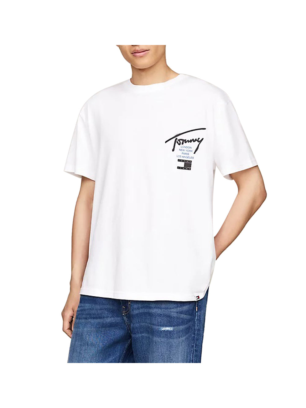 TOMMY JEANS 1USCITA Tommy Jeans T-Shirt Uomo Bianco Bianco