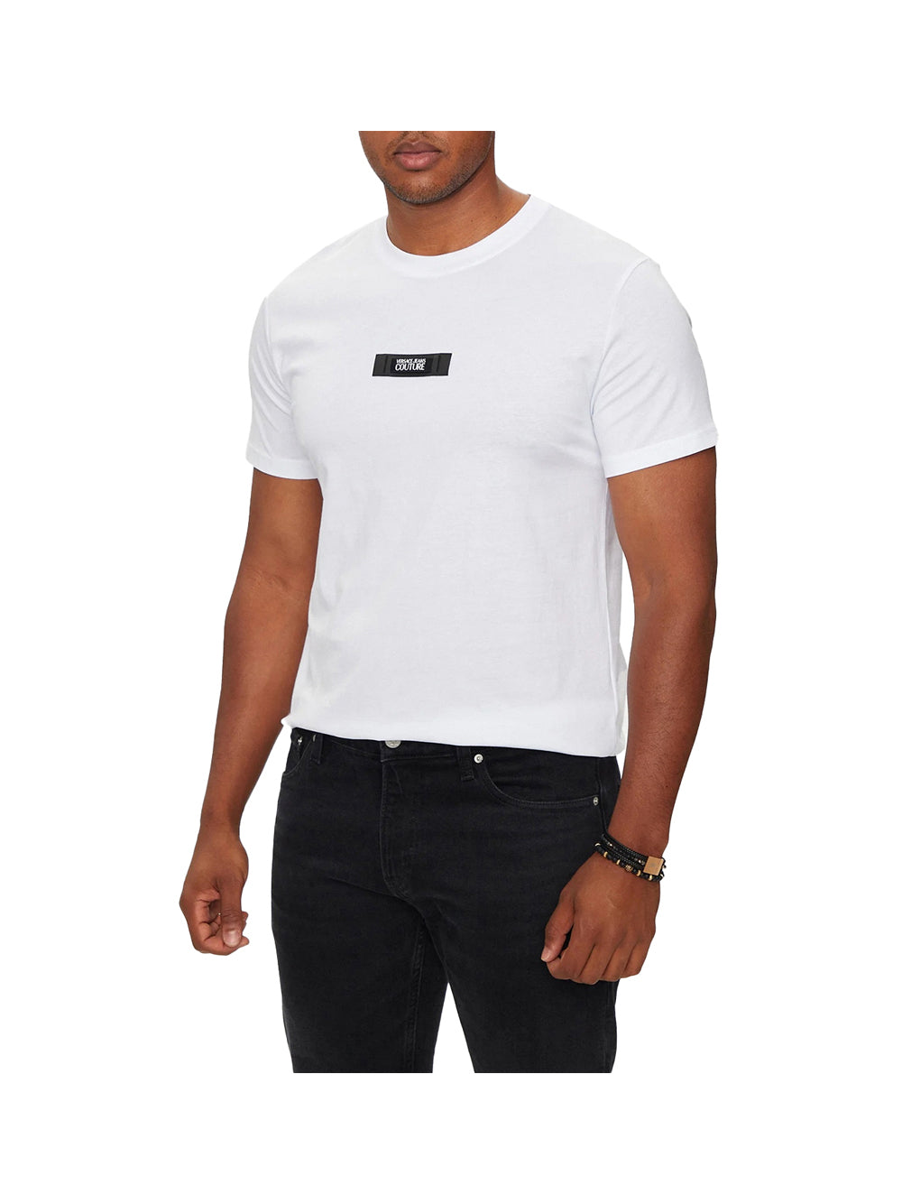 VERSACE JEANS COUTURE Versace Jeans T-Shirt Uomo Bianco Bianco