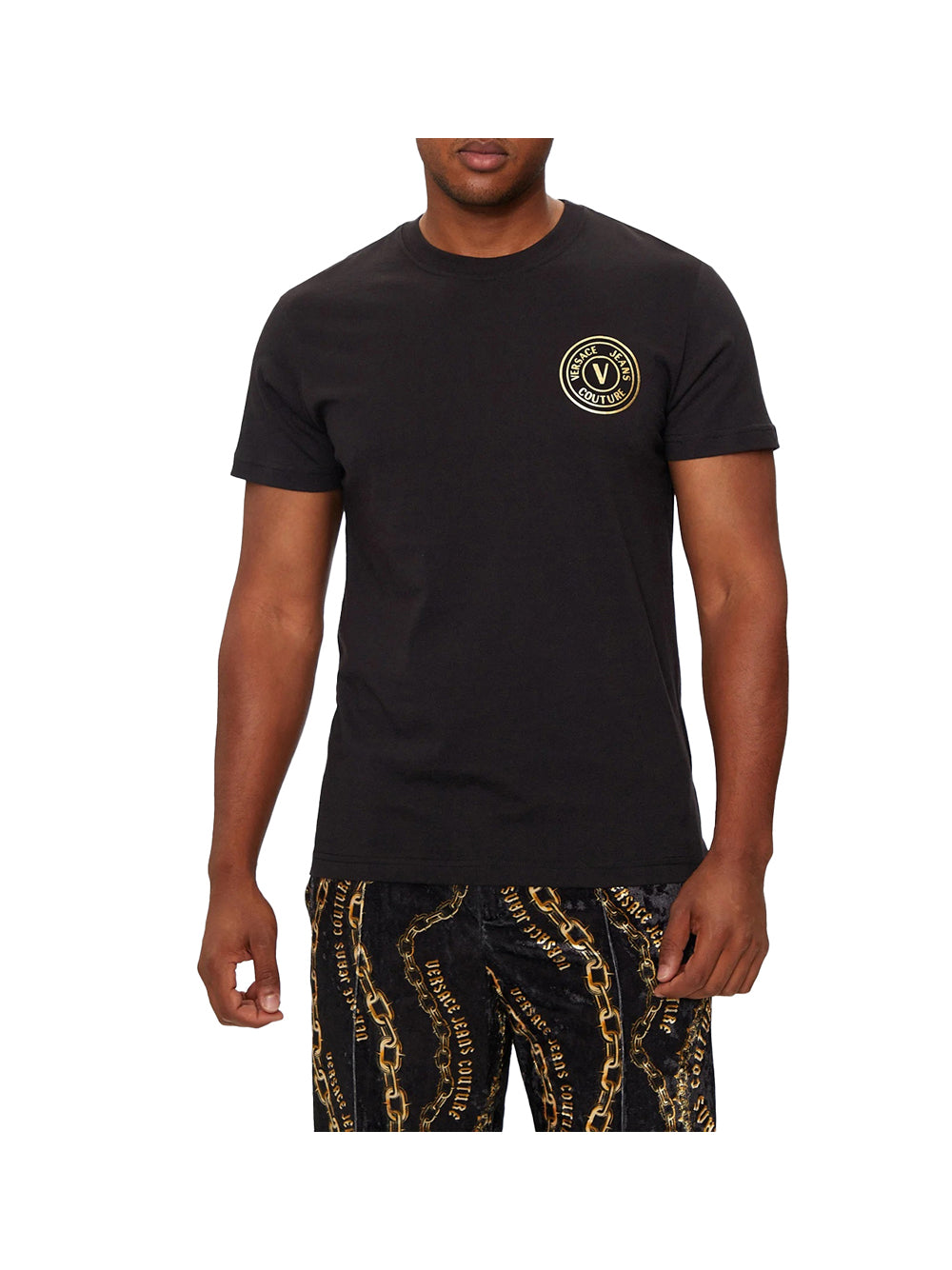 VERSACE JEANS COUTURE Versace Jeans T-Shirt Uomo Nero Nero