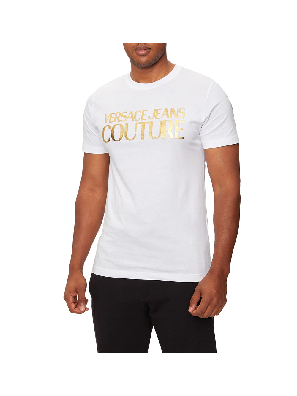 VERSACE JEANS COUTURE Versace Jeans T-Shirt Uomo Bianco Bianco