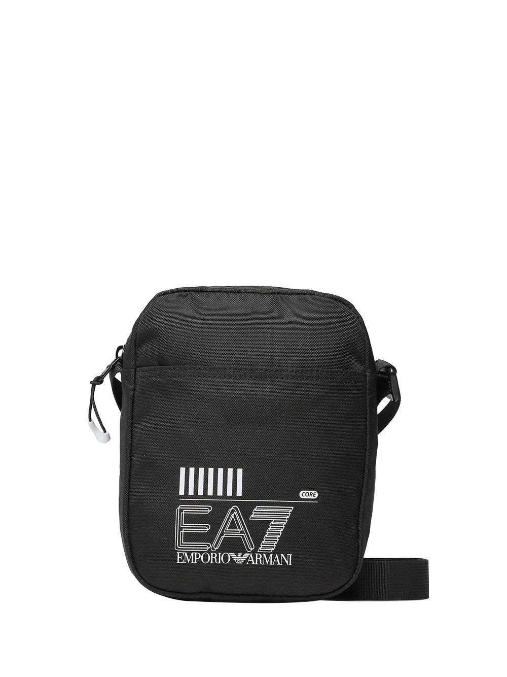 EA7 Ea7 Borsa a Tracolla Uomo Nero Black/White Logo