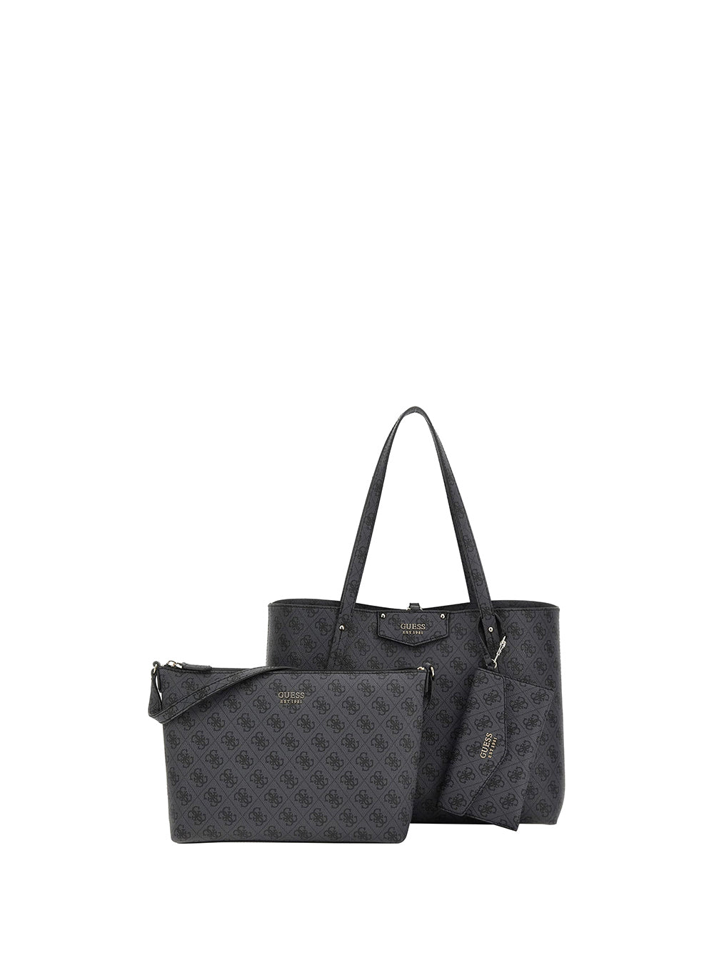 GUESS 1 USCITA Guess Borsa a Mano Donna Coal - Nero COAL