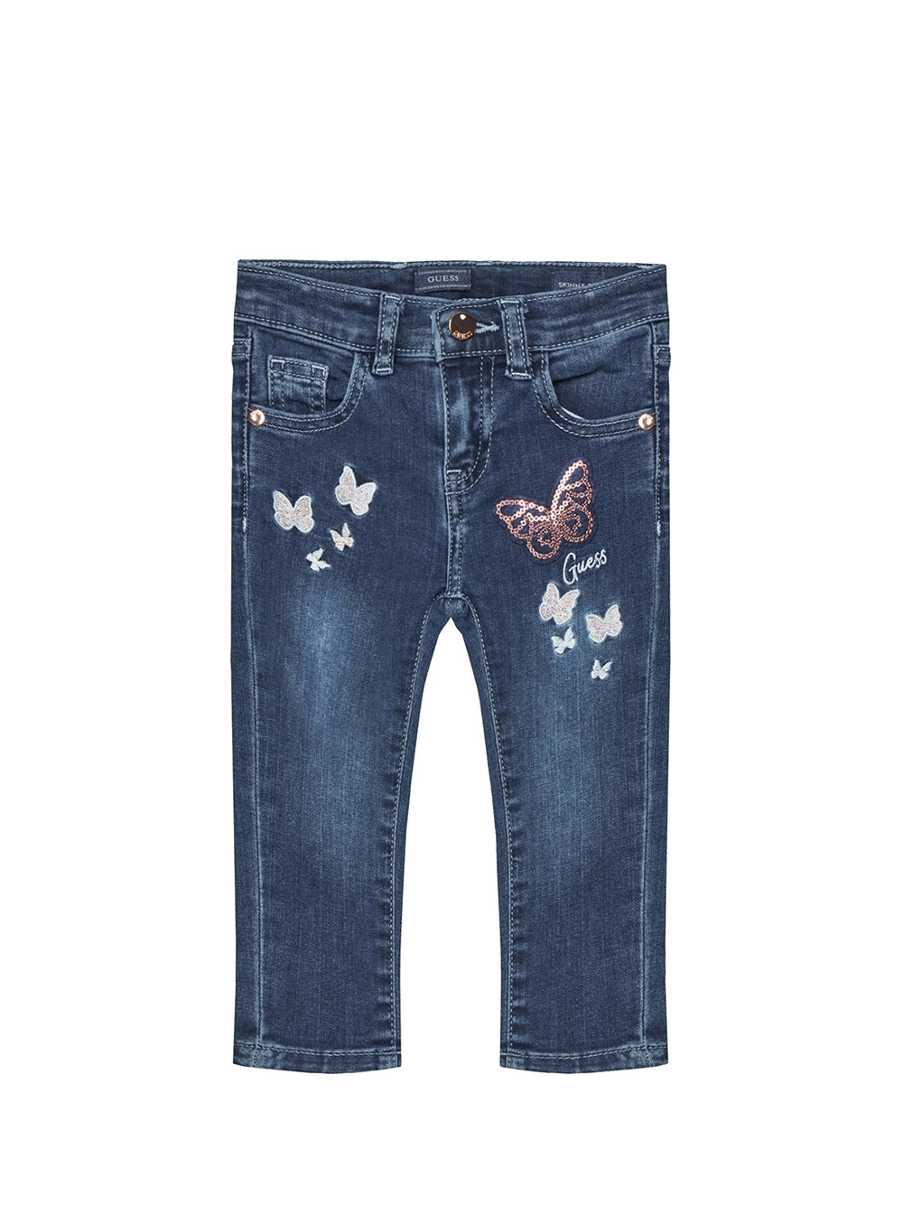 GUESS 1 USCITA Guess Jeans Bambina Butterfly - Blu Butterfly