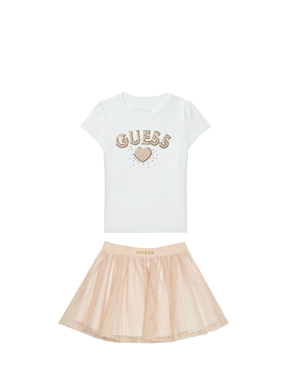 GUESS 1 USCITA Guess Coordinato Bambina White - Bianco WHITE