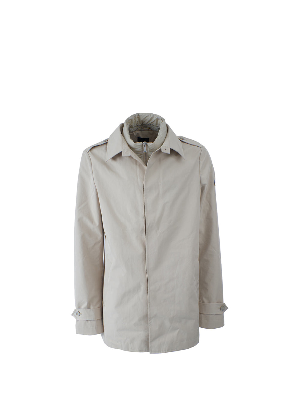 YES ZEE STC Yes Zee Cappotto Uomo Ecru - Beige Ecru