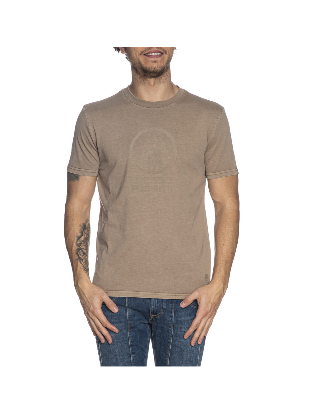 CIESSE PIUMINI T-shirt Uomo Beige con stampa DESERT