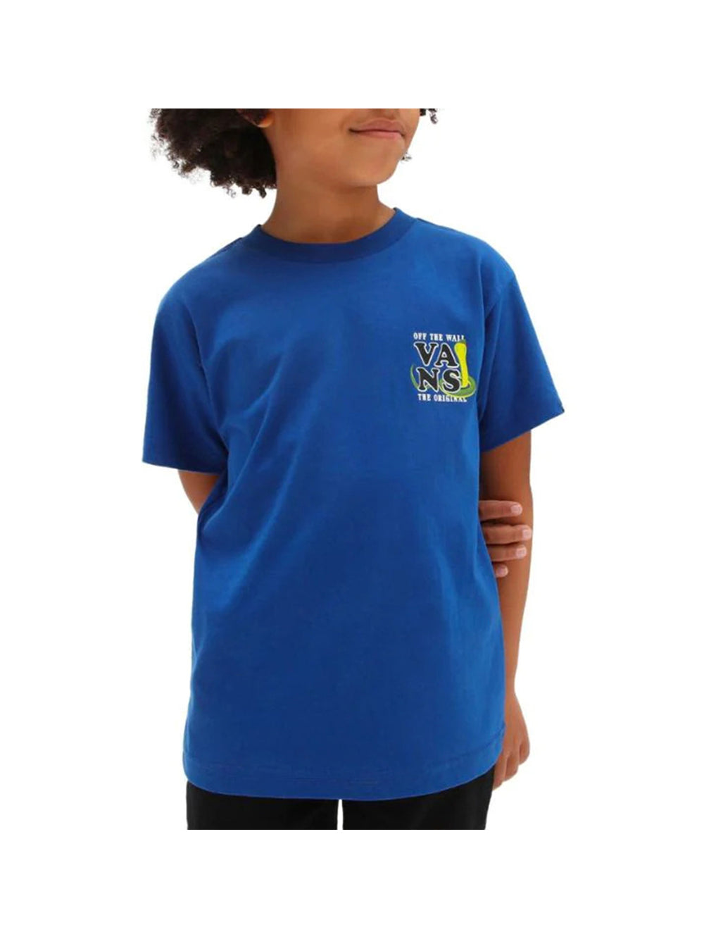 VANS T-shirt Bambino Blu con maxistampa BLUE