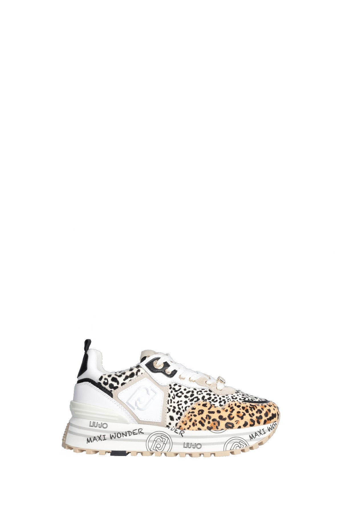 LIUJO CALZATURE SPORT Sneakers Donna Logo Laterale Animalier LEOPARD