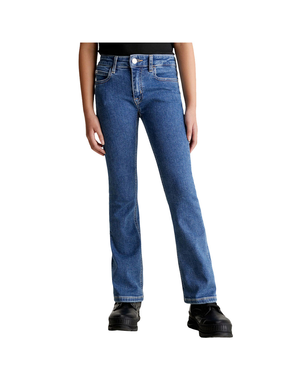 CALVIN2 1USCITA Calvin Klein Jeans Bambina Denim - Blu DENIM