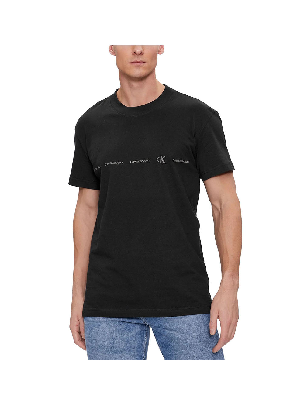 CALVIN2 1USCITA Calvin Klein T-Shirt Uomo Nero Nero