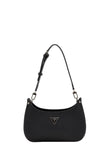 GUESS 1 USCITA Guess Meridian Mini Top Borsa a Mano Donna Nero Nero