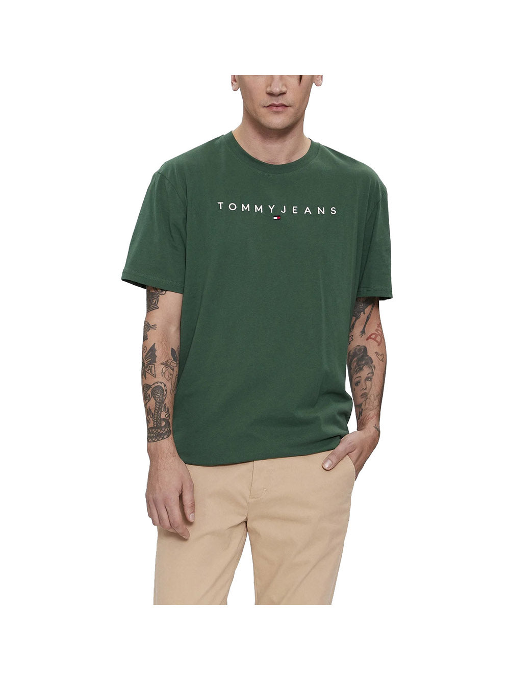 TOMMY JEANS 1USCITA Tommy Hilfiger T-Shirt Uomo Verde Verde