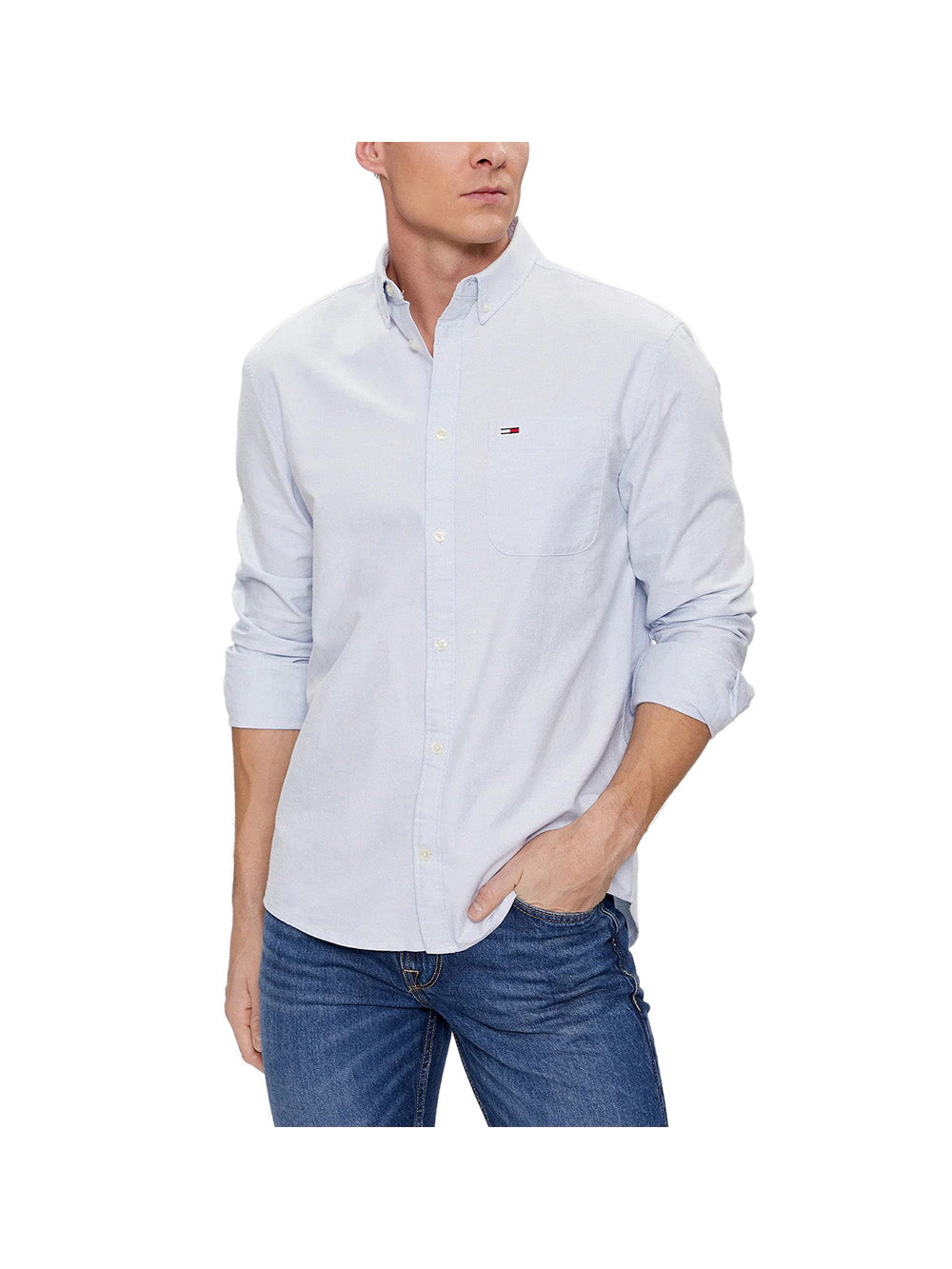 TOMMY JEANS 1USCITA Tommy Hilfiger Camicia Uomo Blue - Blu BLUE