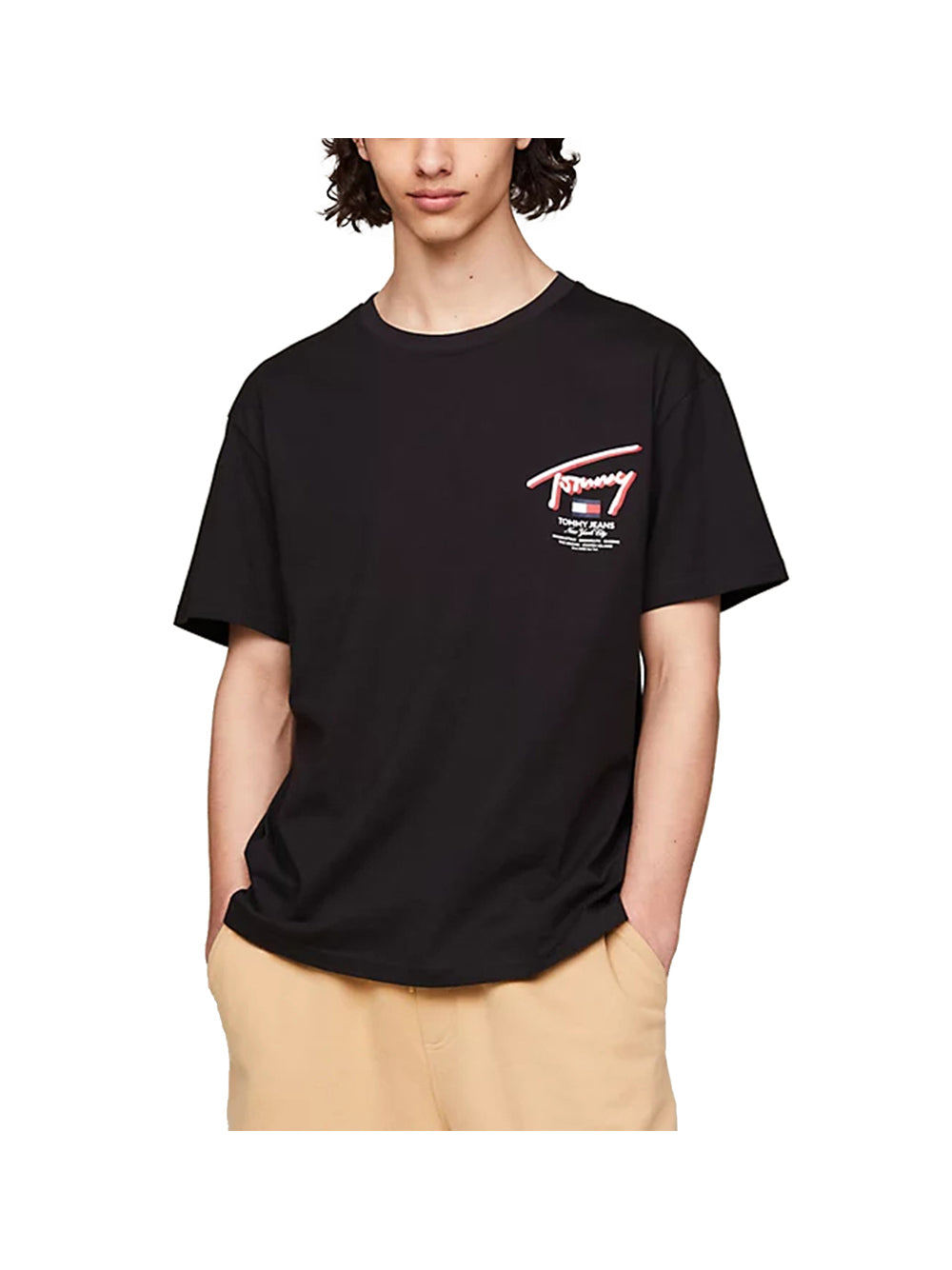 TOMMY JEANS 2USCITA Tommy Jeans T-Shirt Uomo Nero Nero